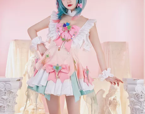 【出】王者荣耀cos服瑶时之祈愿情人节皮肤...