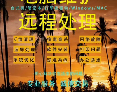 电脑笔记本故障维修/远程维护/问题咨询/游...
