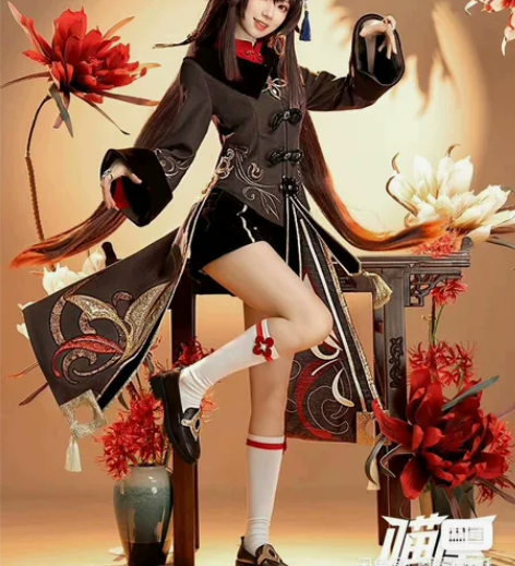 原神胡桃cos喵屋小铺家的 大全套无鞋道具...