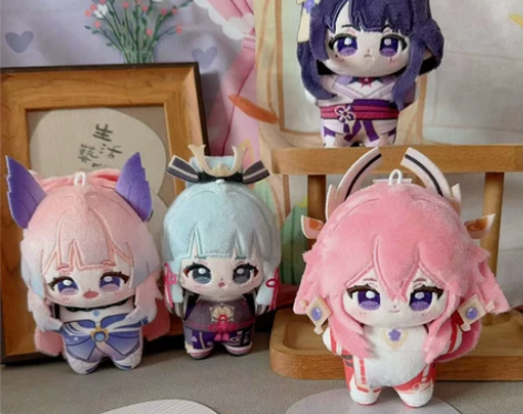 原神珊瑚宫心海雷电将军海星体娃娃神里绫华玩...