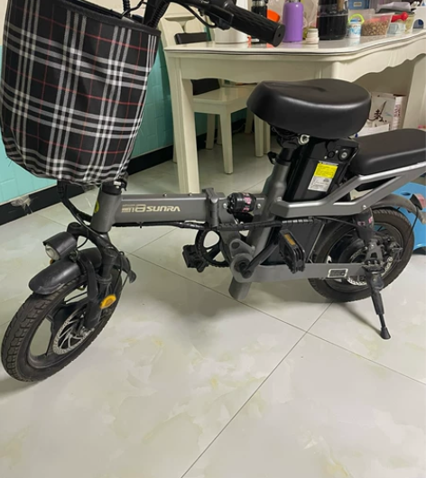 新日折叠电动自行车，可折叠方便放车后备箱，...