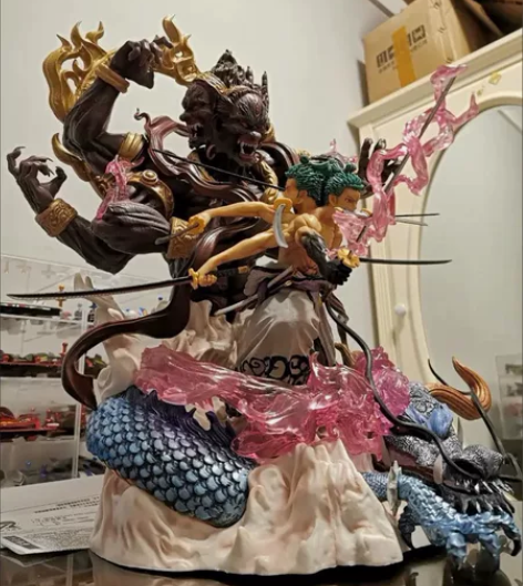 出一闲置，海贼王手办阿修罗索隆和之国鬼气九...