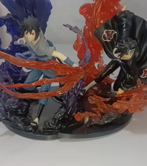 国产火影忍者手办须佐佐助和须佐鼬，没有原装...