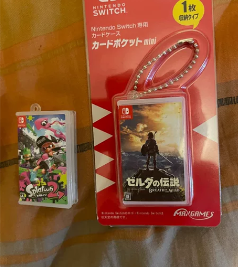 任天堂正版塞尔达喷射战士迷你卡带盒 塞尔达...