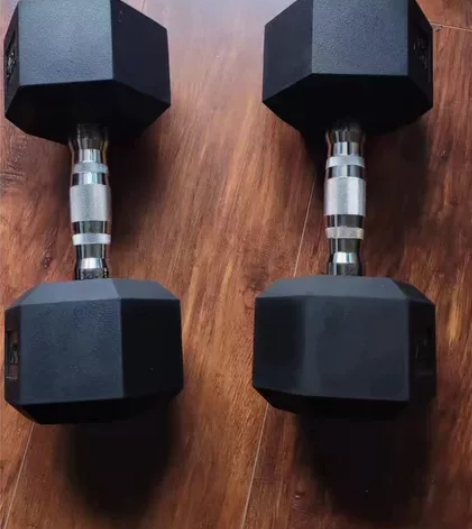 哑铃二手【健身房哑铃包邮】全新未使用男士六...