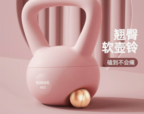 朗威软壶铃女士健身家用练翘臀神器哑铃男士运...