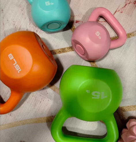 (9.9元包邮)健身壶铃男女哑铃家用壶铃提...