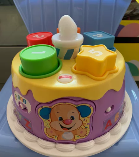 费雪智玩生日蛋糕 认知形状颜色数字 会唱生...