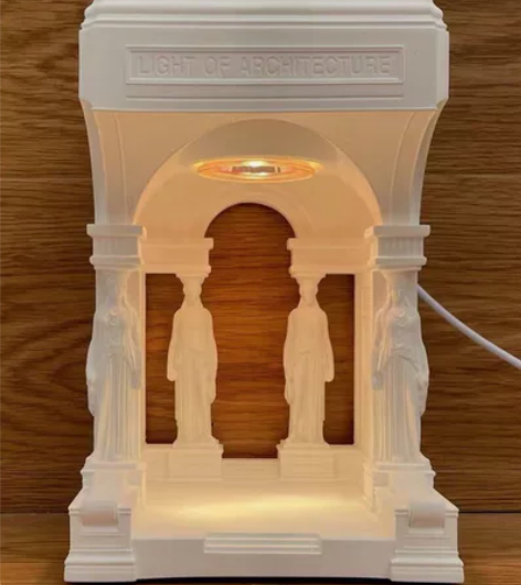 【工厂直发】雅典圣殿原创建筑香薰融蜡灯卧室...