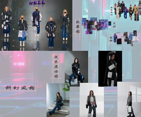 服装效果图设计，私聊，能随时沟通细节，面料...