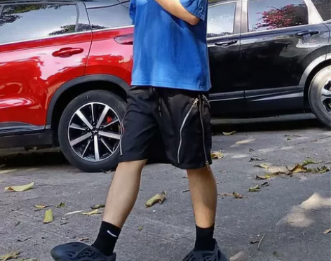 欧美高街vibe机能工装短裤男美式复街头设...