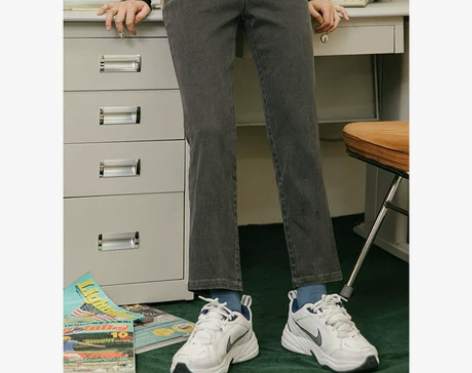 omont蛋挞家 新款复古高腰弹力显瘦修身...