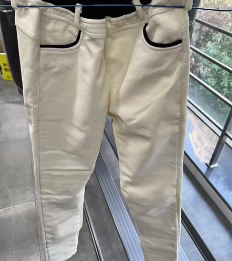 白色加绒全新未穿过,小码,铅笔裤有弹性,7...