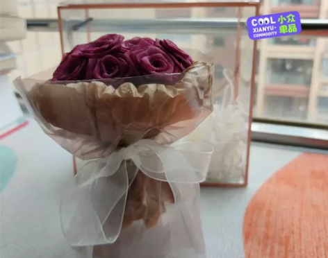 创意迷你玫瑰小花束礼盒装生日伴手礼装饰摆件...