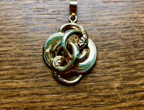 奥地利Art Deco时期银吊坠，SALZ...