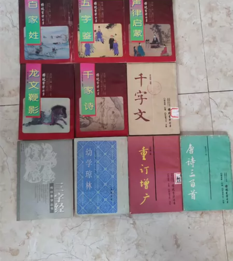 三字经，幼学琼林，唐诗三百首，龙文鞭影，百...