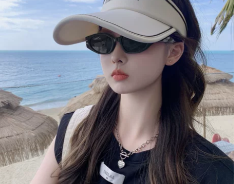 新款防晒太阳帽子女夏季冰丝防紫外线遮阳帽U...