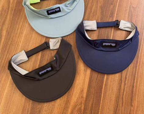 外贸订单美式户外防晒遮脸速干空顶帽运动跑步...