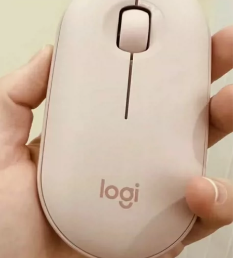 罗技无线鼠标350鹅卵石蓝牙轻薄静音办公笔...