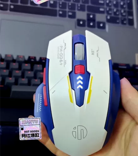 全新包邮英菲克无线鼠标F9机甲版静音Typ...