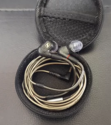 森海塞尔ie300 裸机带耳机包带透明套，...