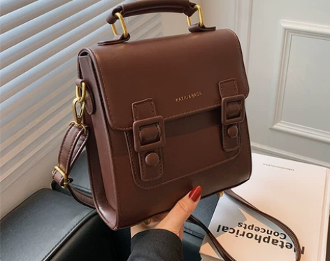 日系复古小包包2023新款时尚双肩包学院风...