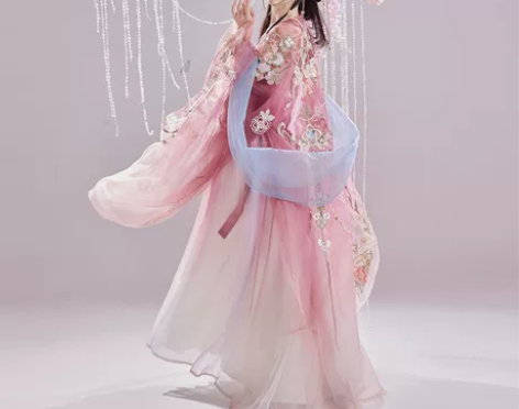 出租 【玉术】 云鬓花颜  原创汉服女刺绣...