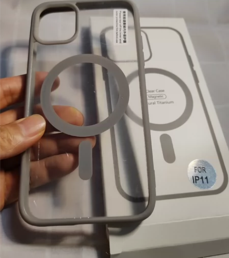 #iPhone 11适用手机壳钛金灰苹果1...