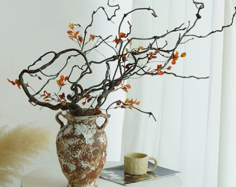 龙枣枝中式插花天然树枝树干装饰干花客厅名宿...