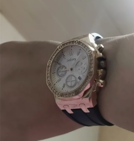 意卡伊手表，超级好看的粉金色！！ 意卡伊（...