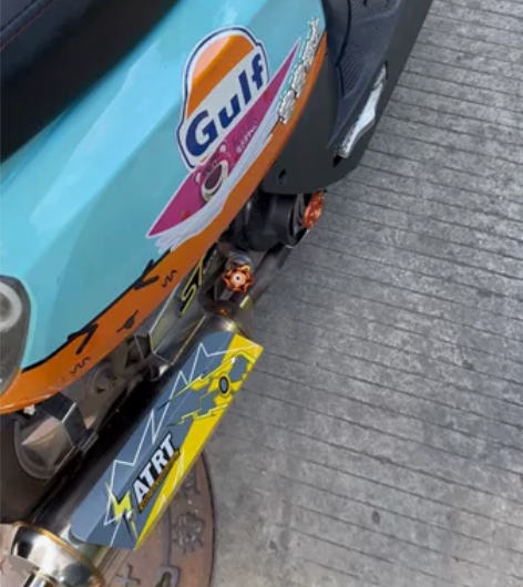 酷奇摩托车踏板车110cc雅马哈发动机，一...