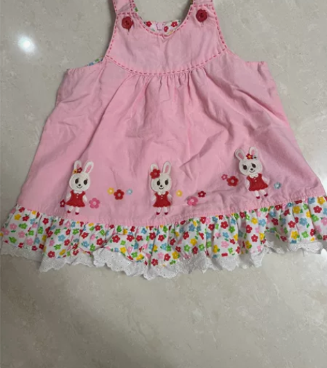 Mikihouse 背带裙 80码，日本购...