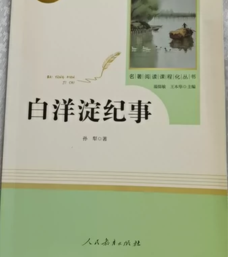 七年级必读名著 白洋淀纪事 书上有少量圈画...