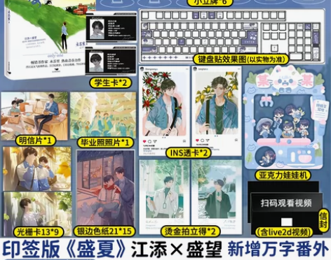 印签版+联金赠品+正版盛夏 小说  网络原...