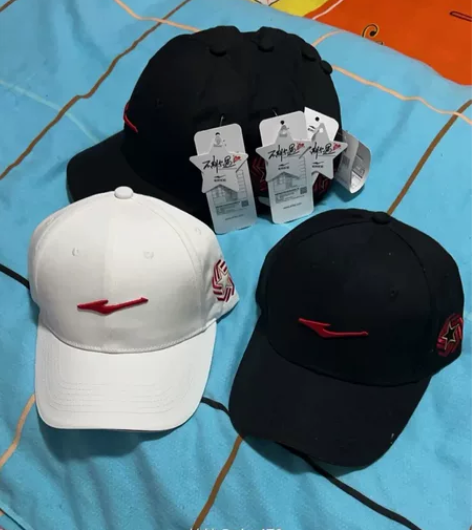 专柜正品，鸿星尔克运动帽男女情侣帽子休闲跑...