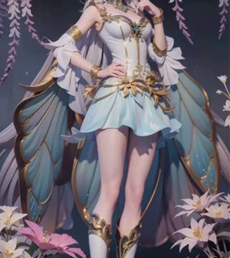 王者荣耀貂蝉仲夏夜之梦金色皮cosplay...