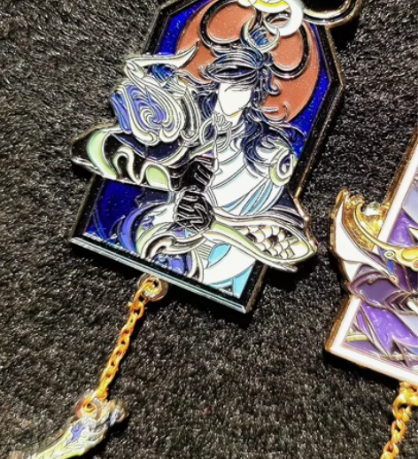 王者金属徽章,李信一念神魔suku御守 盲...