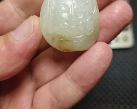 #水晶，和田玉仔料，一念神魔，真皮真色，独...