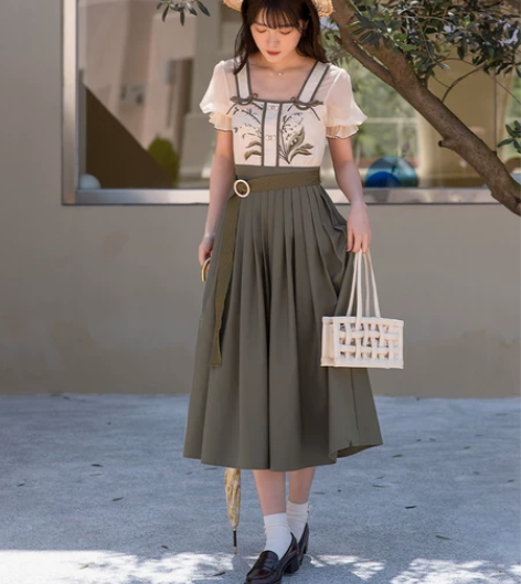 徐娇织羽集同款【风见铃草】2022年夏季新...