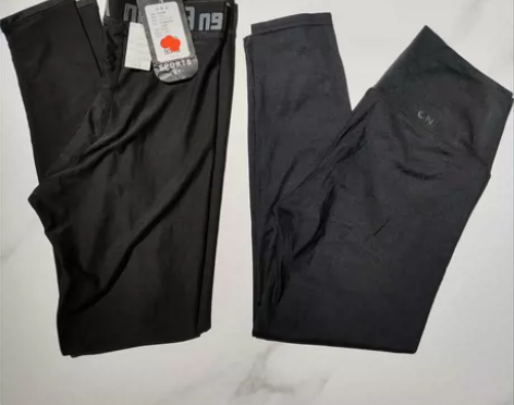 2条【全新】鲨鱼裤和艾伦伯顿运动健身跑步紧...