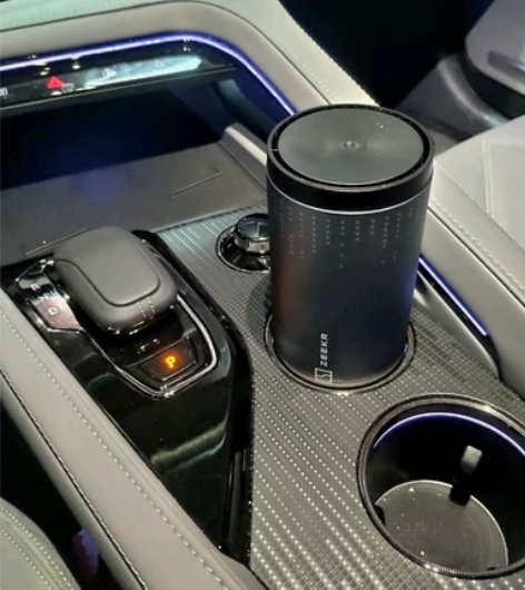 极氪航空铝合金车载垃圾桶!极氪官方正品极物...