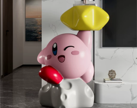 星之卡比落地大摆件客厅电视柜旁边沙发旁大型...