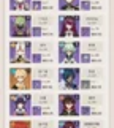 原神 27金角色号?( ω )? 角色基本...