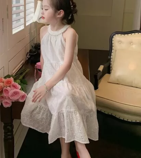 J J儿童极简风挂脖A裙、塔裙、小背心 三...