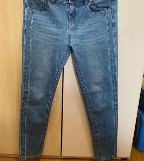 ONLY牛仔裤刺绣弹力小脚裤铅笔裤女，95...