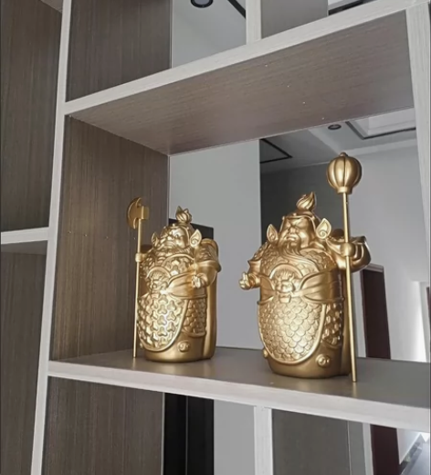 新中式门神摆件哼哈二将招财客厅玄关茶座家居...