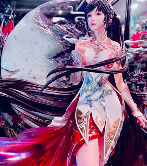 PJ小舞·否极小舞·斗罗大陆雕像·展示。 ...