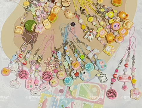 食玩挂件【批发】滴溜 可爱装饰挂绳 50条...