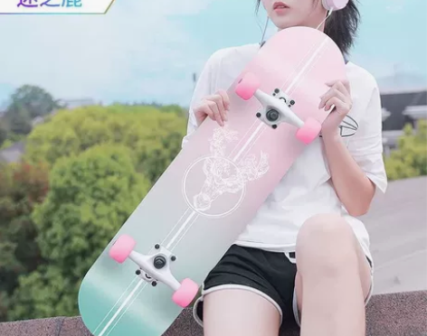 ?5-18岁四轮双翘板滑板女生初学者滑板车...