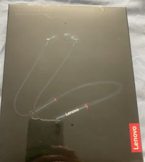 Lenovo运动蓝牙耳机HE05X黑 感兴...